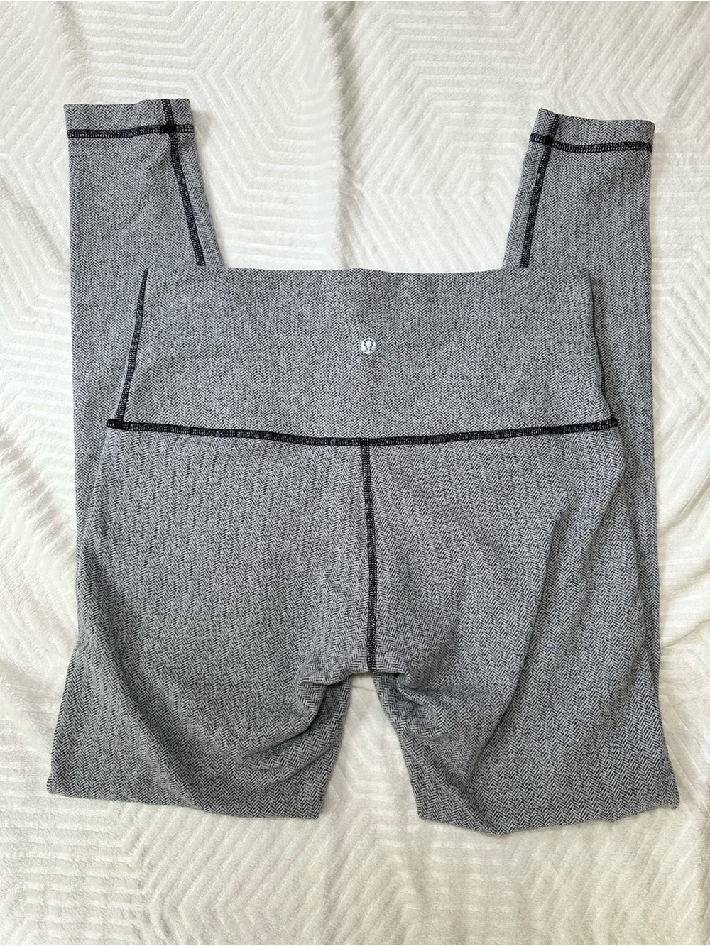 Lululemon Gray Herringbone Leggings